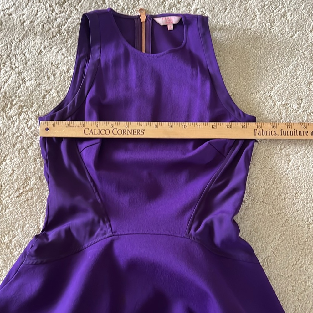 Ted Baker Deep Purple Mini Dress - Picture 8 of 10